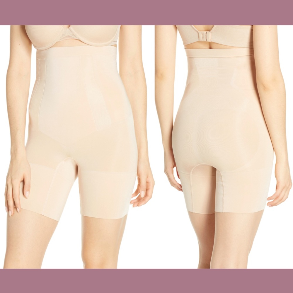 NWD Spanx Oncore High‎ Waist Mid Thigh Shaper in Soft Nude [SZ XL ]